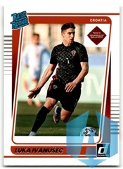 2021-22 Donruss Soccer Rated Rookie Luka Ivanusec - Croatia #200